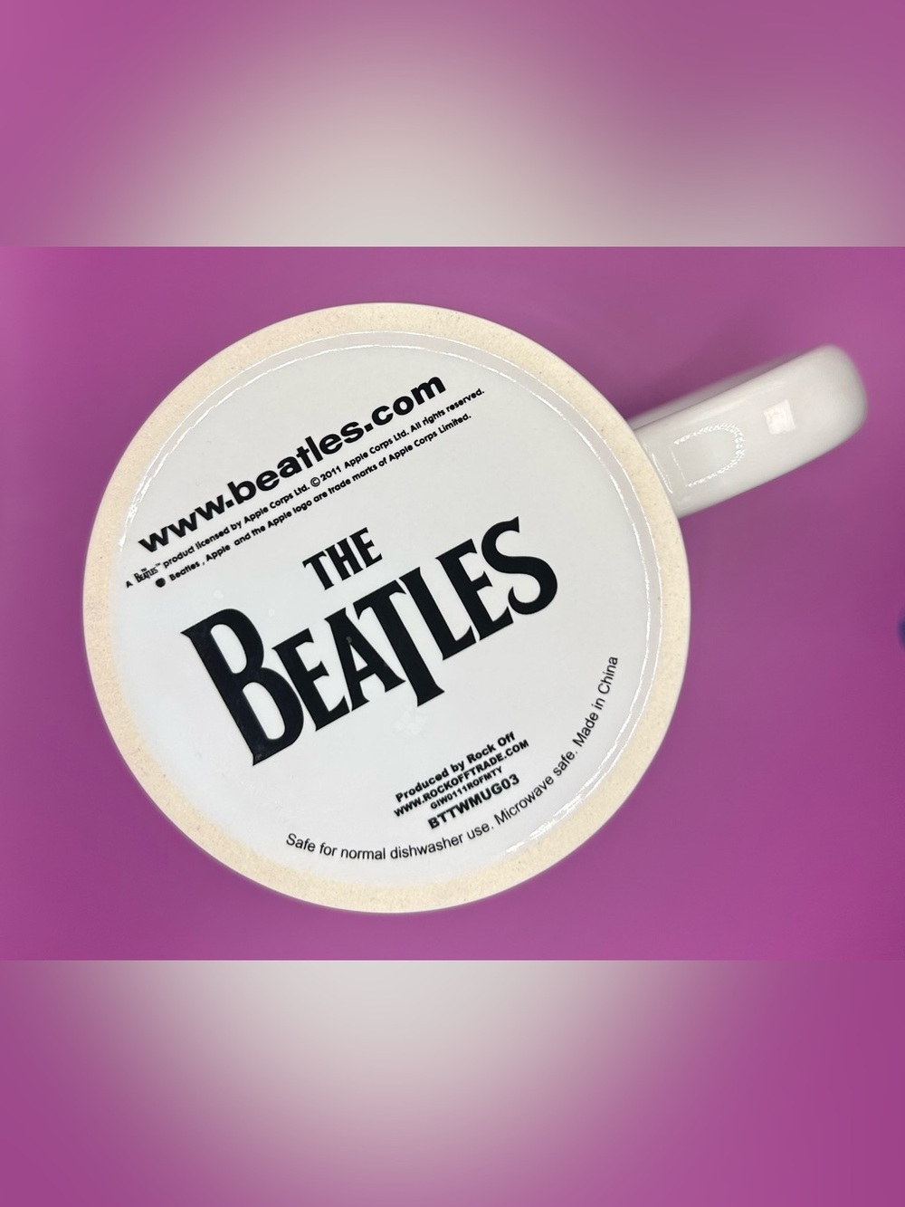 Beatles Sgt Pepper Ceramic Coffee Mug Retro Music Cup - Picture 4 of 6